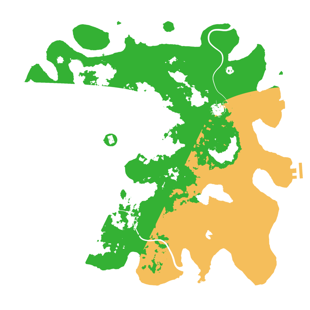 Biome Rust Map: Procedural Map, Size: 4000, Seed: 423312