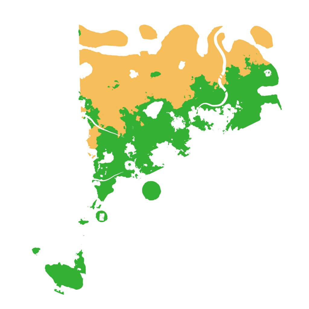 Biome Rust Map: Procedural Map, Size: 4500, Seed: 713499560