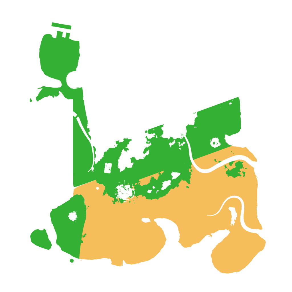 Biome Rust Map: Procedural Map, Size: 3000, Seed: 2576194