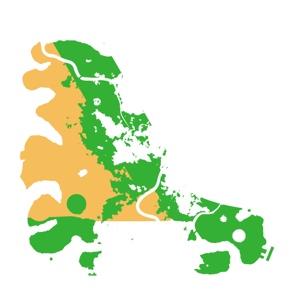Biome Rust Map: Procedural Map, Size: 4000, Seed: 48392