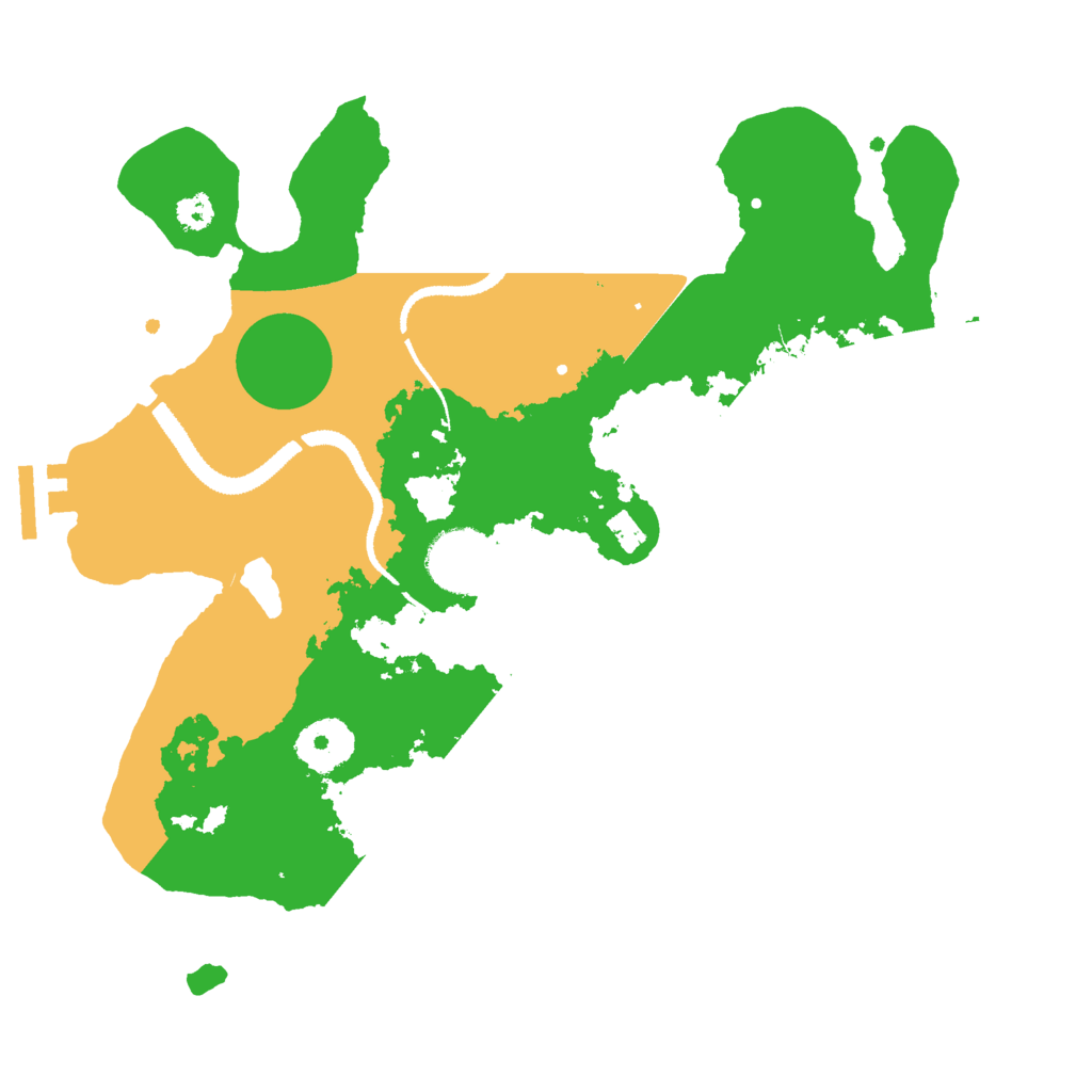 Biome Rust Map: Procedural Map, Size: 3000, Seed: 216854