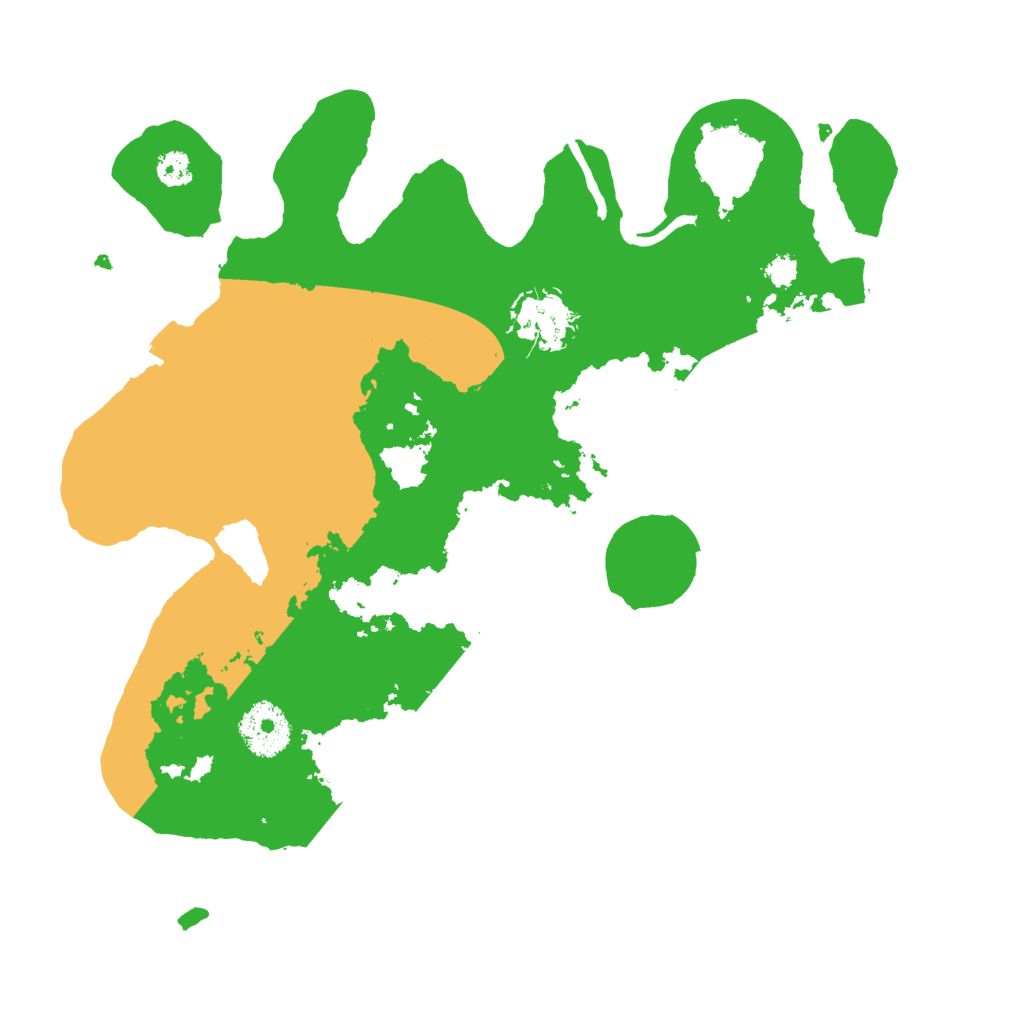 Biome Rust Map: Procedural Map, Size: 3000, Seed: 216854