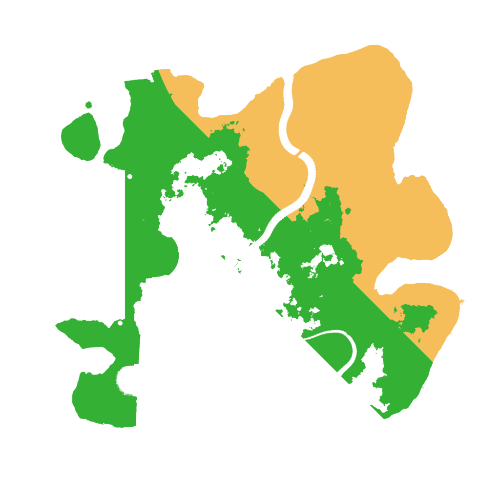 Biome Rust Map: Procedural Map, Size: 3000, Seed: 1311523877