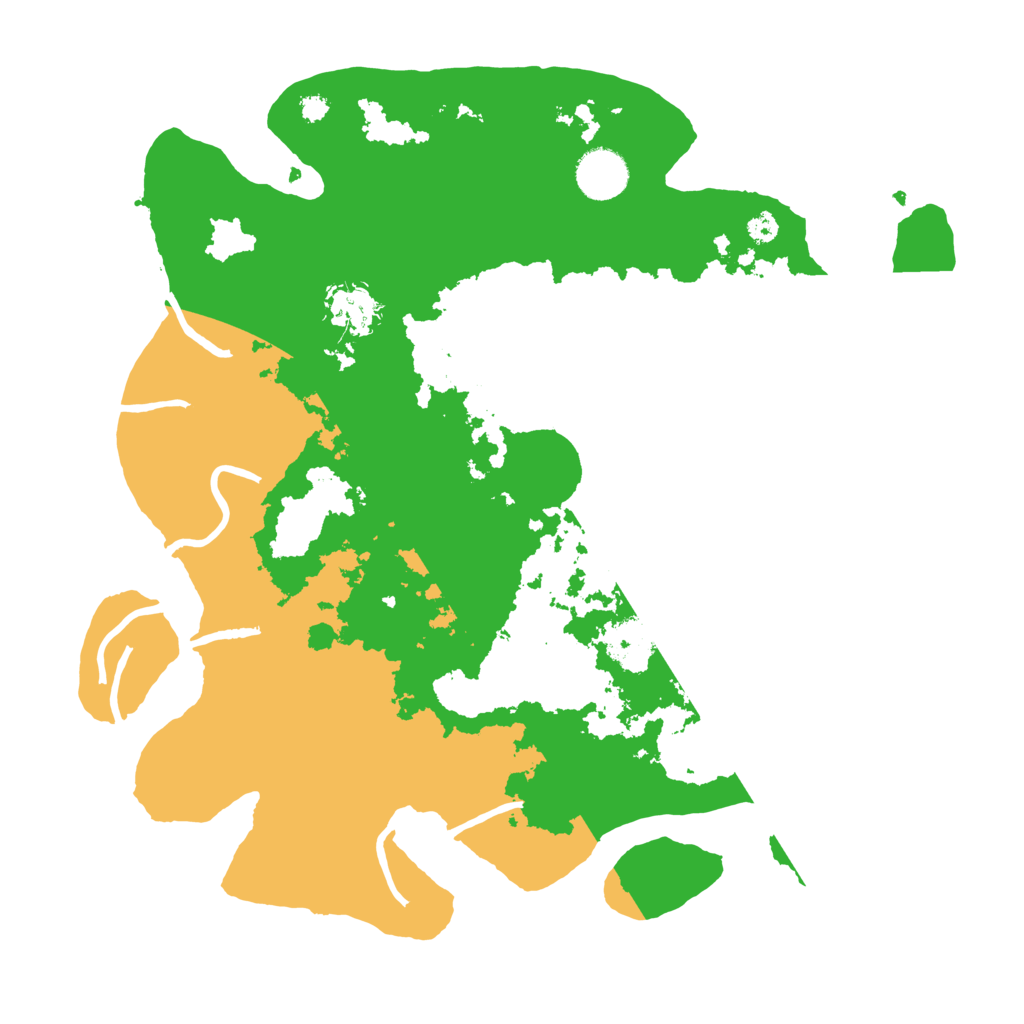 Biome Rust Map: Procedural Map, Size: 3500, Seed: 1325884335