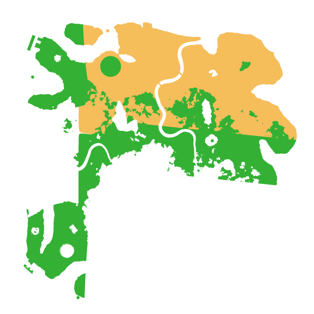 Biome Rust Map: Procedural Map, Size: 4000, Seed: 153762