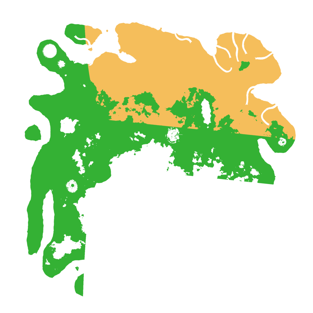 Biome Rust Map: Procedural Map, Size: 4000, Seed: 153762