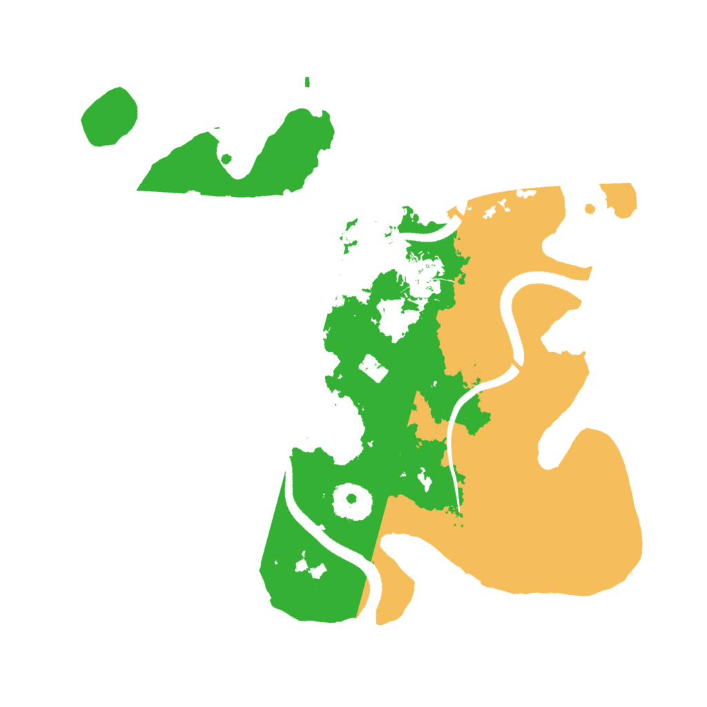 Biome Rust Map: Procedural Map, Size: 2750, Seed: 4000