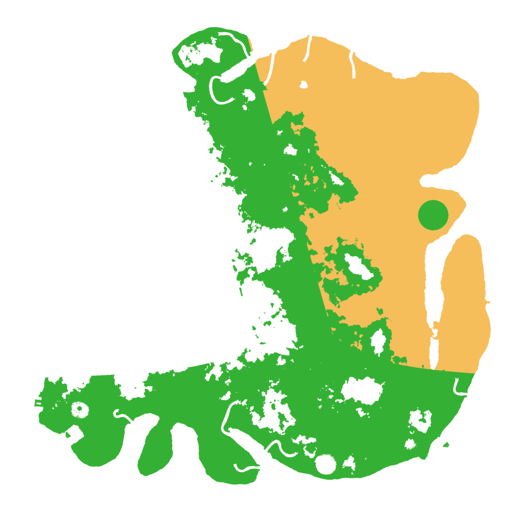 Biome Rust Map: Procedural Map, Size: 4500, Seed: 9132847