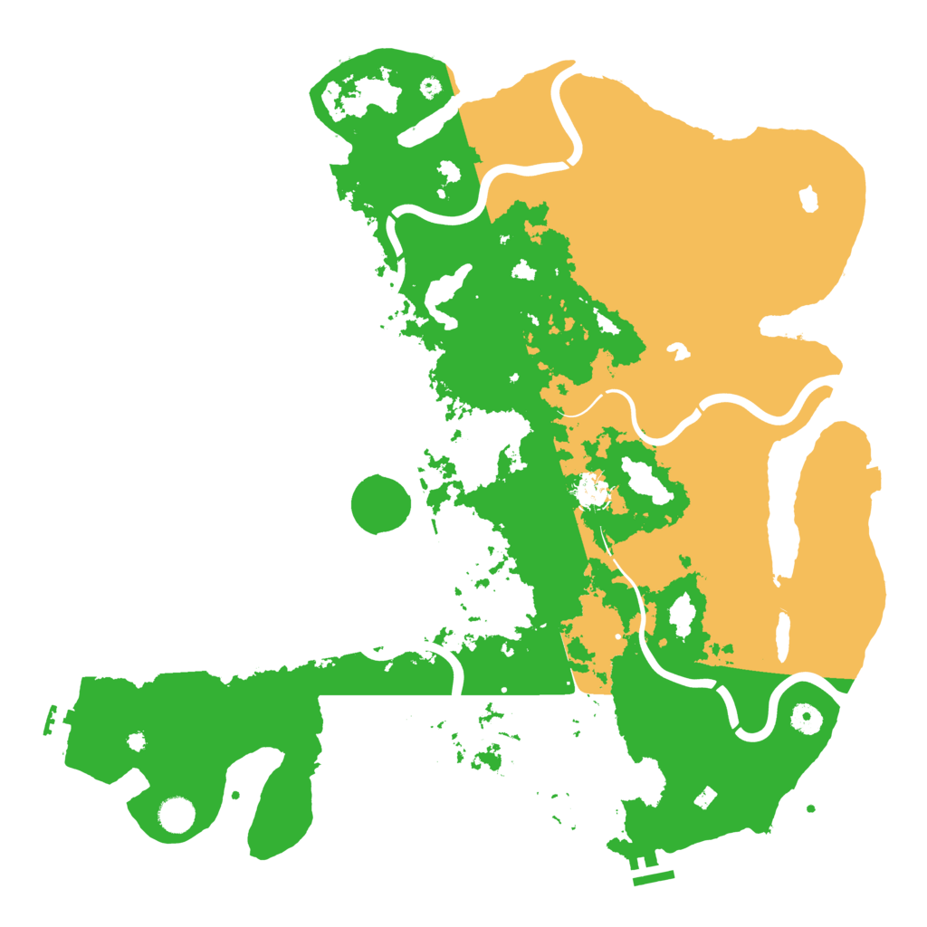 Biome Rust Map: Procedural Map, Size: 4500, Seed: 9132847