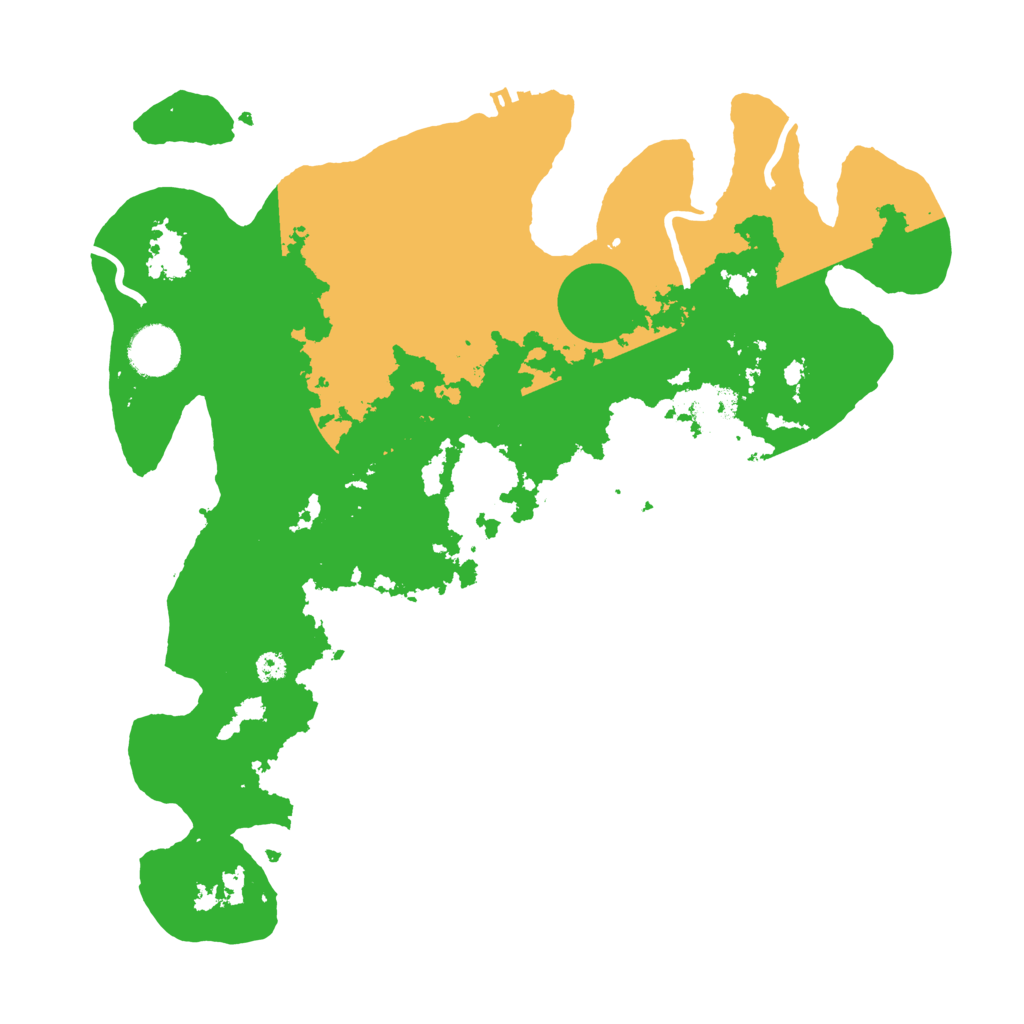 Biome Rust Map: Procedural Map, Size: 3500, Seed: 18473925