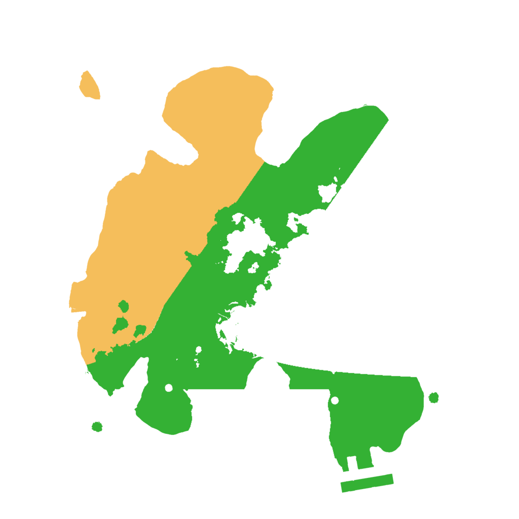 Biome Rust Map: Procedural Map, Size: 2000, Seed: 23082022