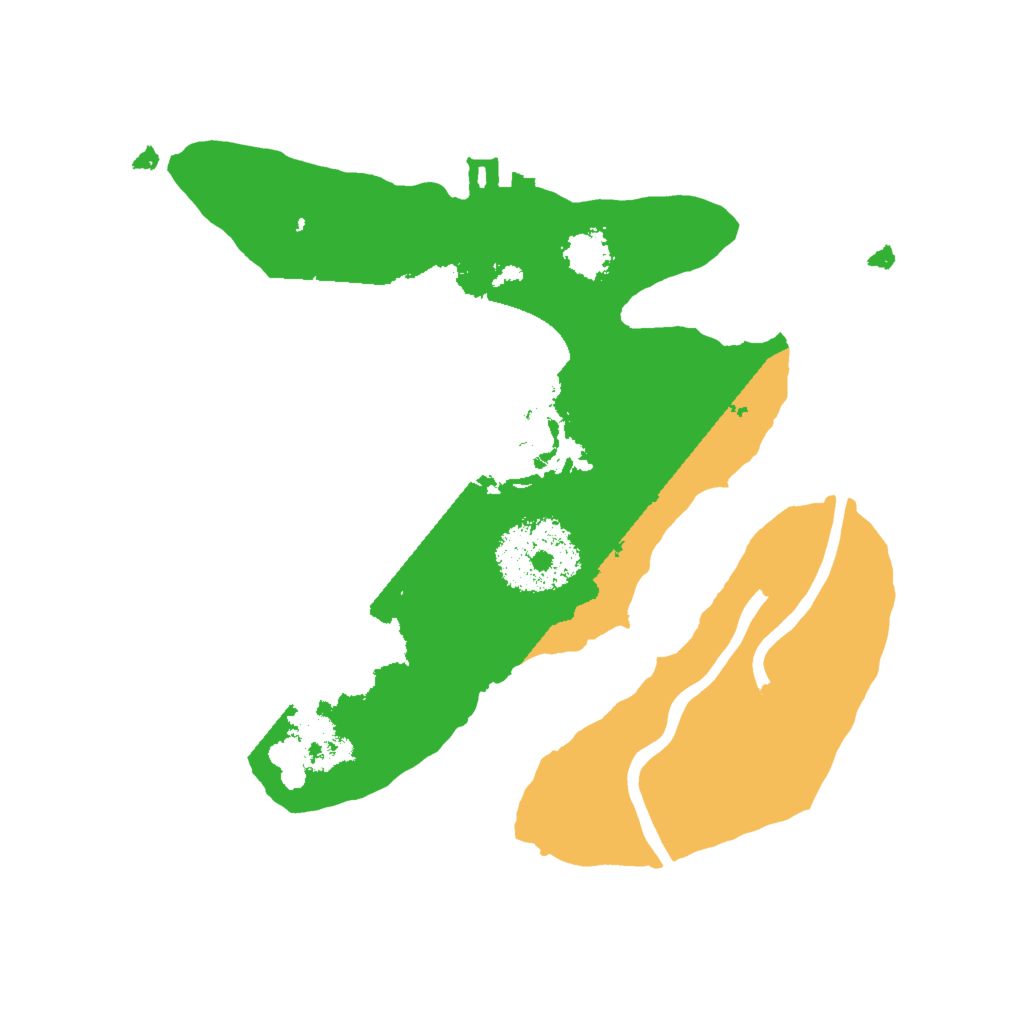 Biome Rust Map: Procedural Map, Size: 2000, Seed: 81199038