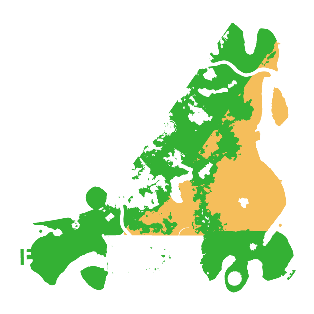 Biome Rust Map: Procedural Map, Size: 4000, Seed: 664547