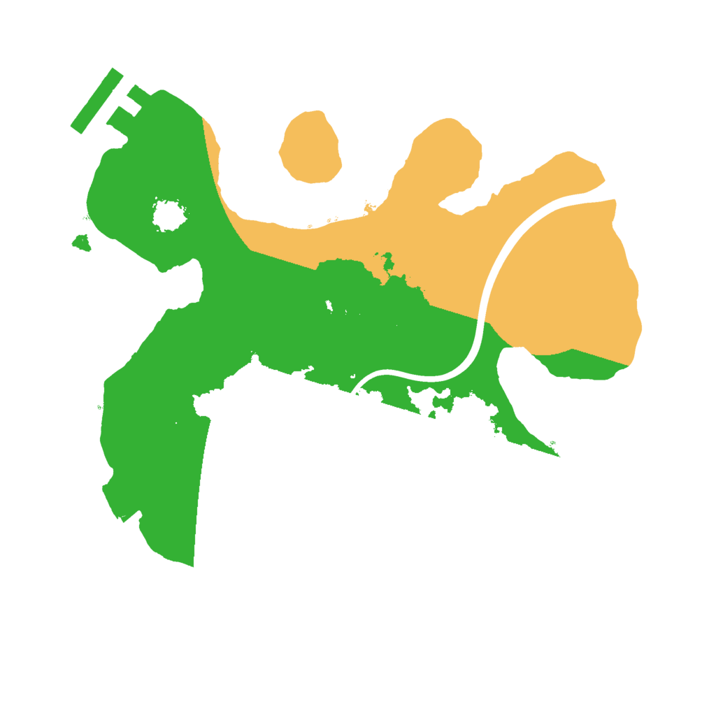 Biome Rust Map: Procedural Map, Size: 2000, Seed: 563204207