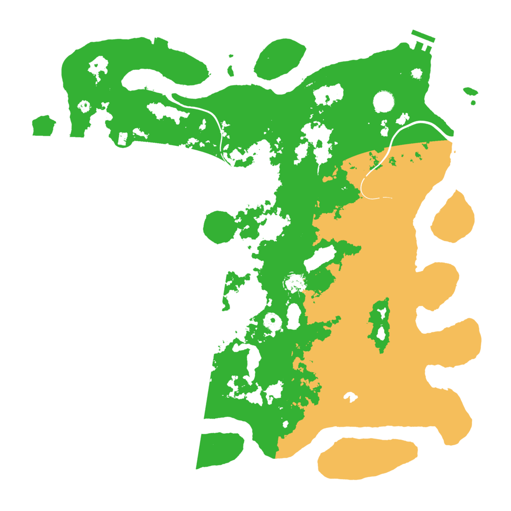 Biome Rust Map: Procedural Map, Size: 4250, Seed: 645278349