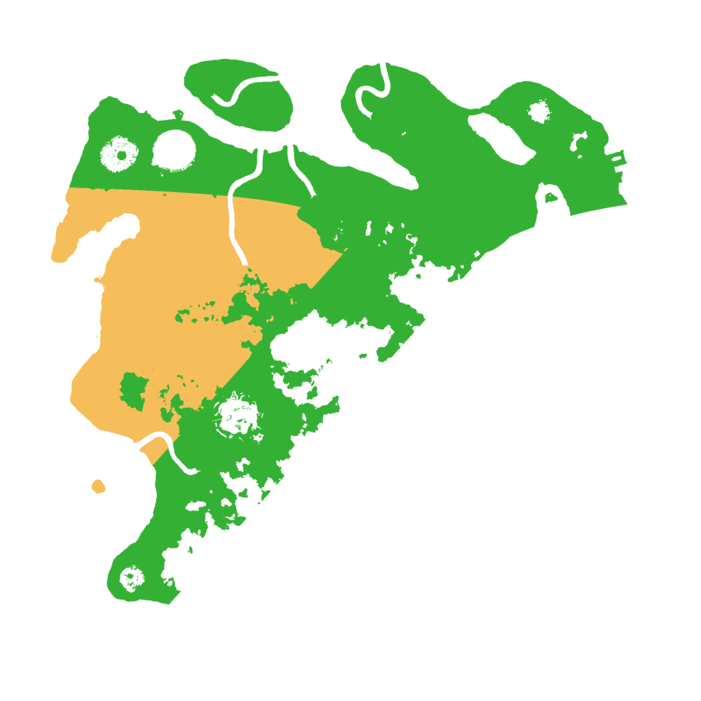 Biome Rust Map: Procedural Map, Size: 3000, Seed: 1739647729