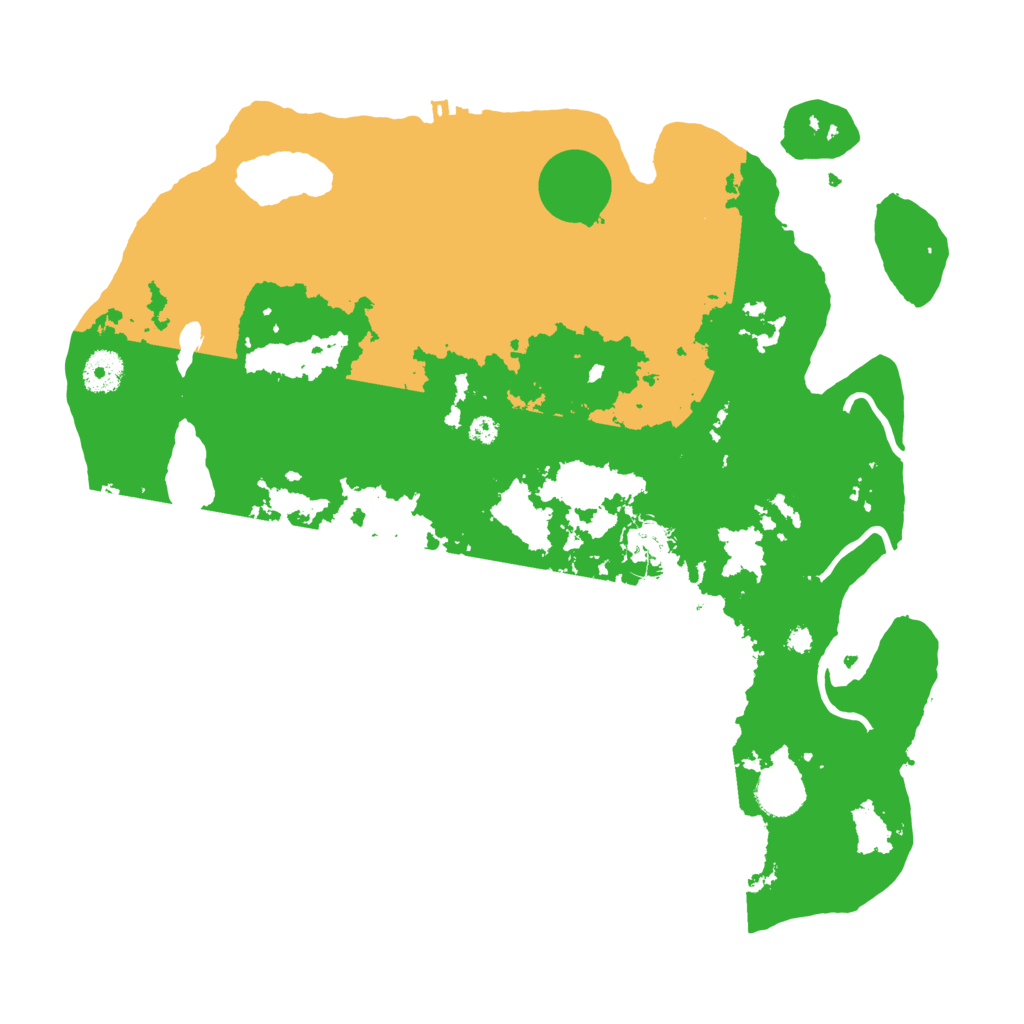 Biome Rust Map: Procedural Map, Size: 3700, Seed: 1943639111