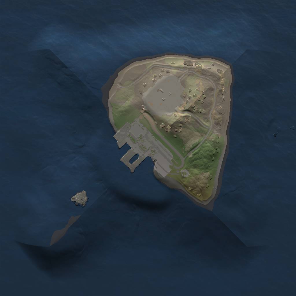 Rust Map: Procedural Map, Size: 1000, Seed: 563204207, 4 Monuments