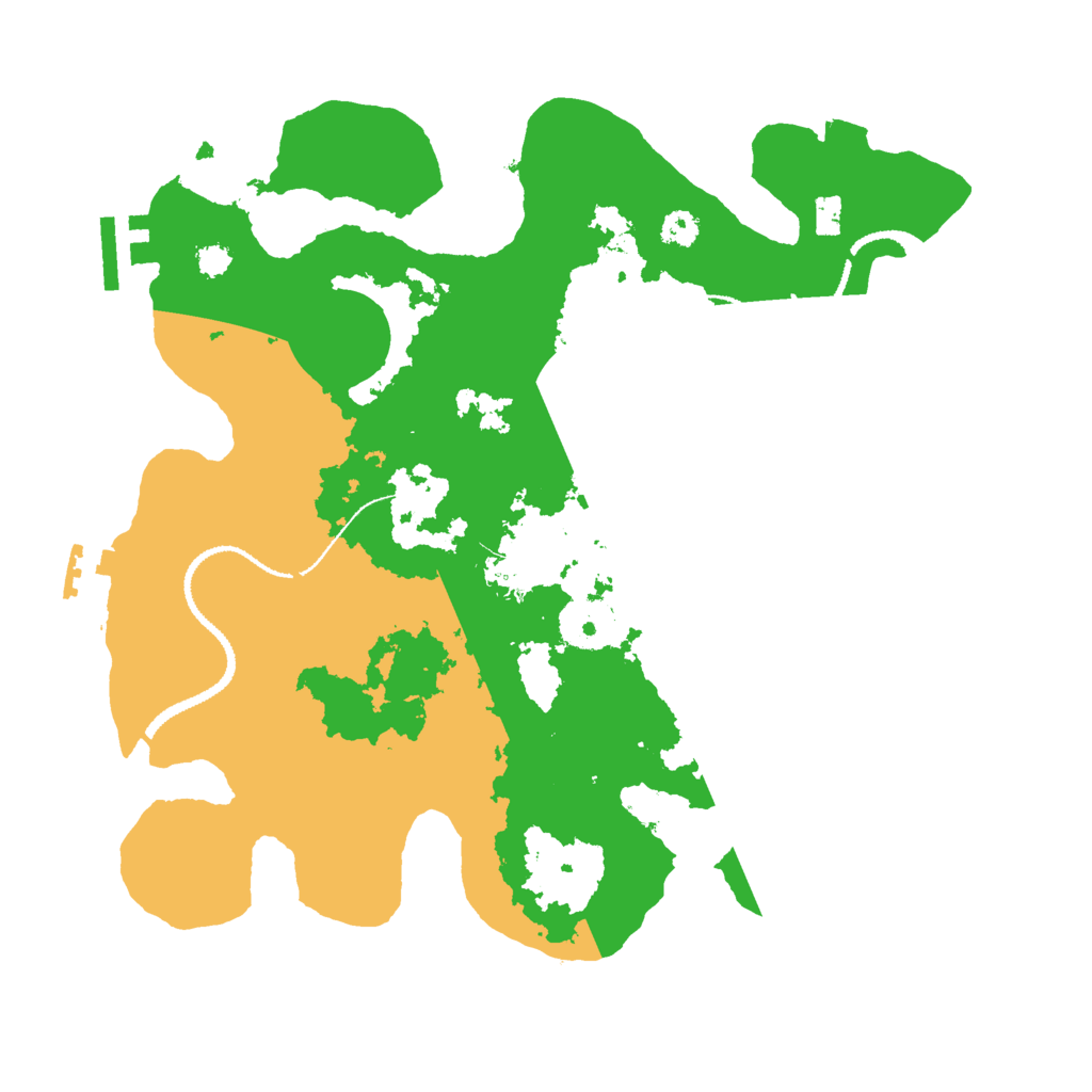 Biome Rust Map: Procedural Map, Size: 3000, Seed: 27236