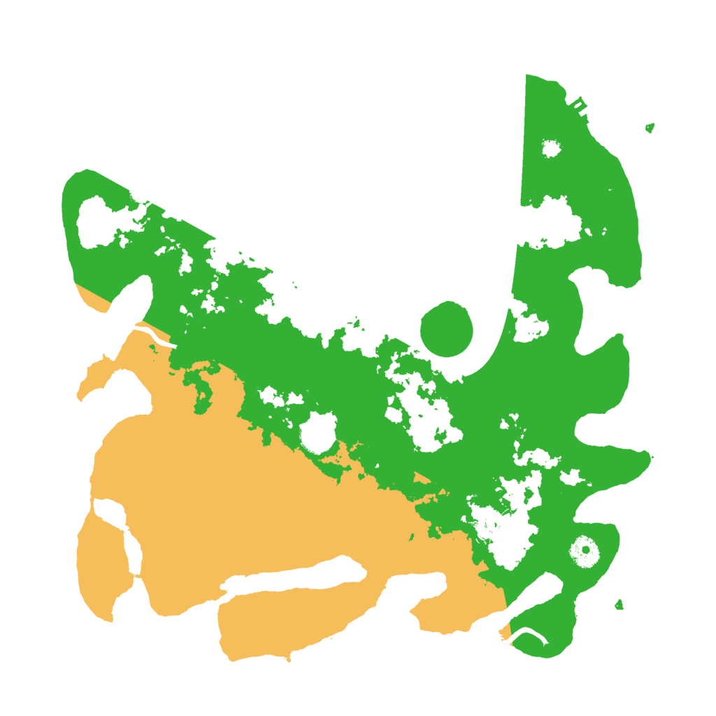 Biome Rust Map: Procedural Map, Size: 3600, Seed: 66067309