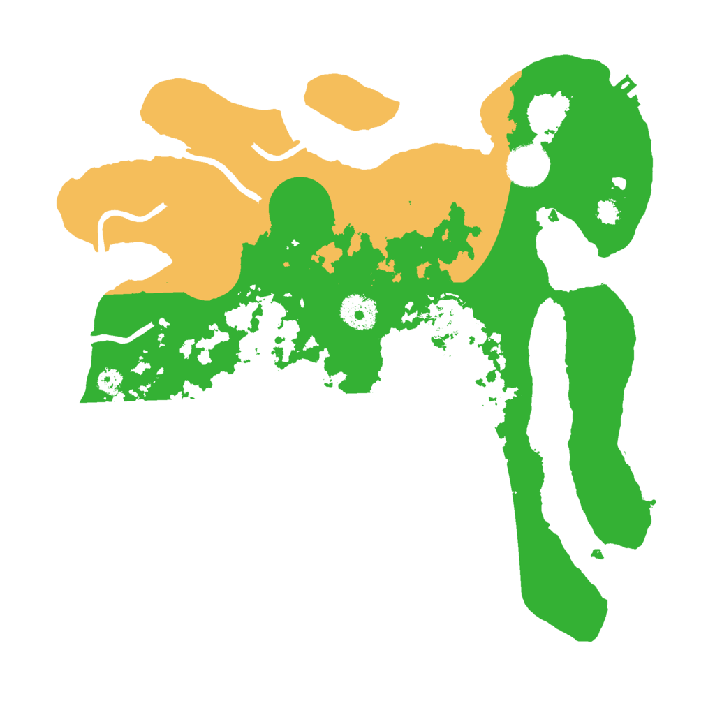 Biome Rust Map: Procedural Map, Size: 3000, Seed: 27422