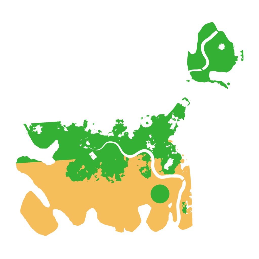 Biome Rust Map: Procedural Map, Size: 3650, Seed: 313718751