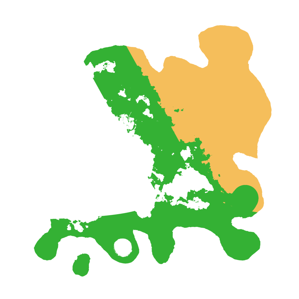 Biome Rust Map: Barren, Size: 3000, Seed: 19822