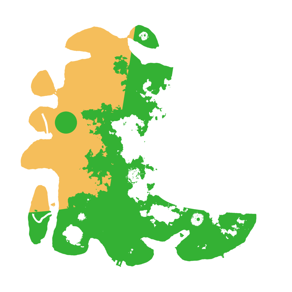 Biome Rust Map: Procedural Map, Size: 3500, Seed: 85917