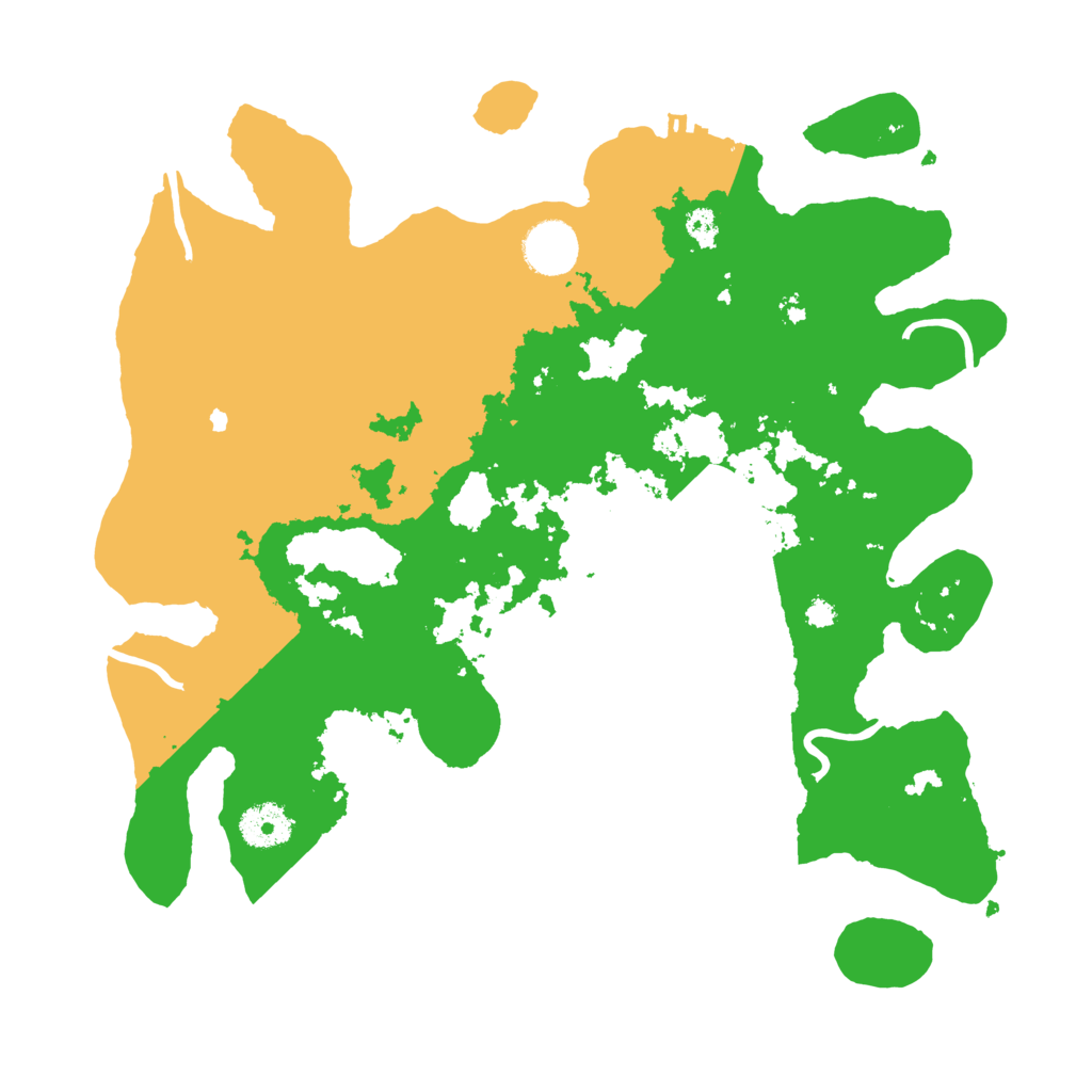 Biome Rust Map: Procedural Map, Size: 3500, Seed: 12940990