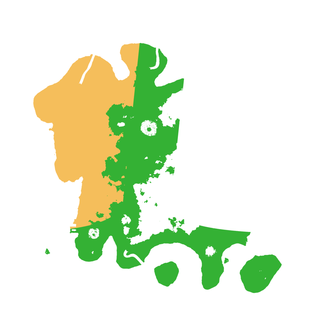 Biome Rust Map: Procedural Map, Size: 3000, Seed: 535569875