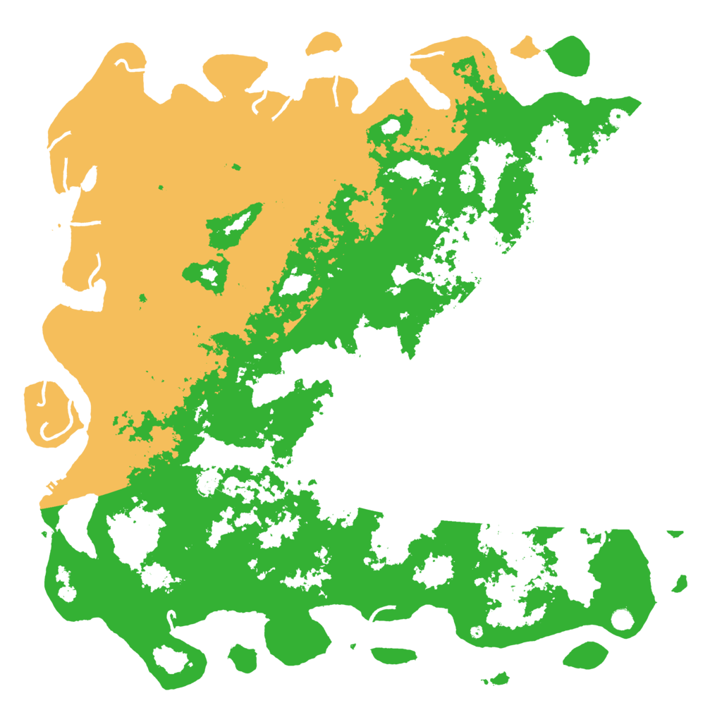 Biome Rust Map: Procedural Map, Size: 6000, Seed: 7033097