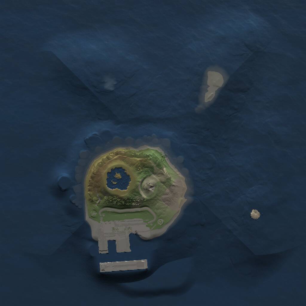 Rust Map: Procedural Map, Size: 1300, Seed: 870, 2 Monuments