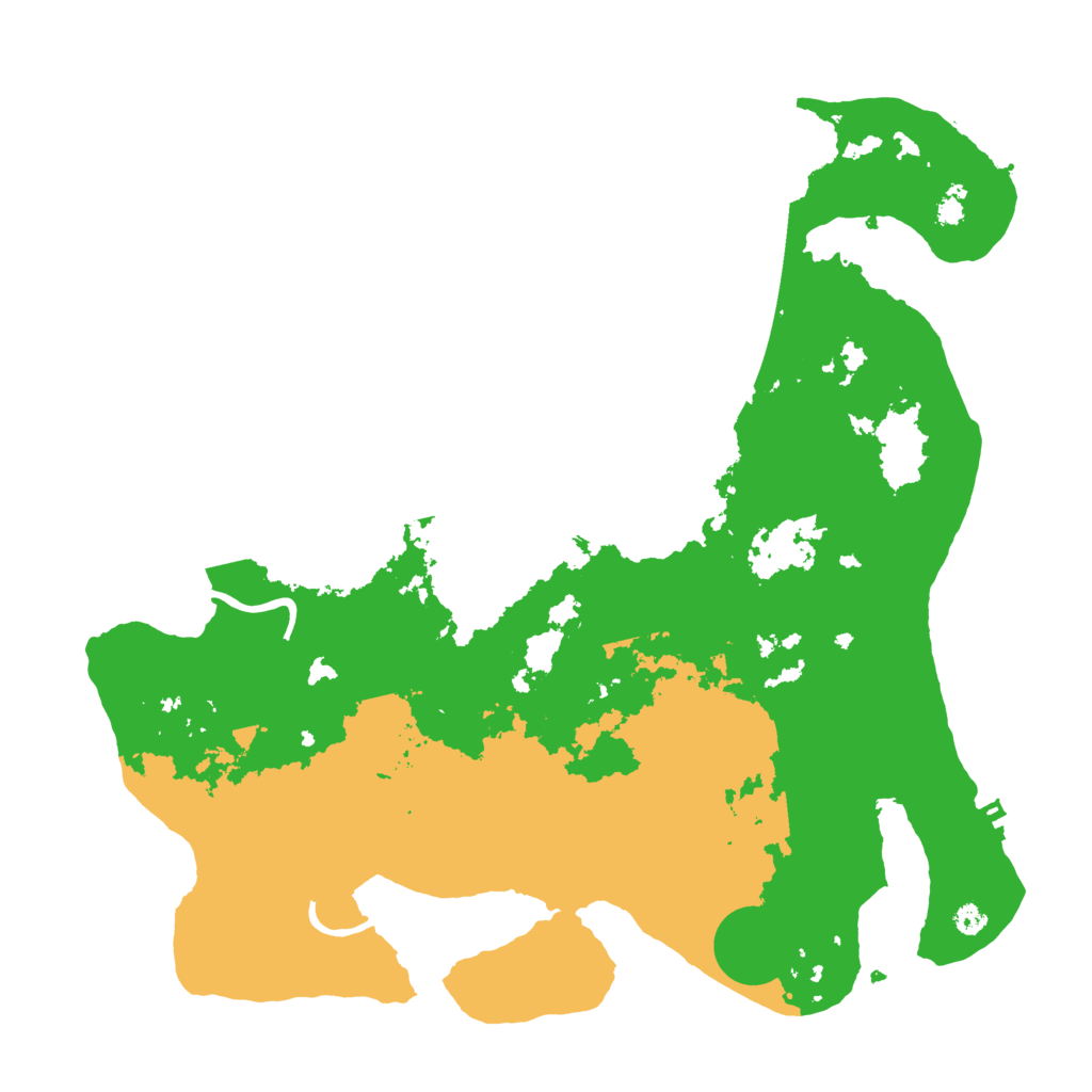 Biome Rust Map: Procedural Map, Size: 3650, Seed: 1604716544