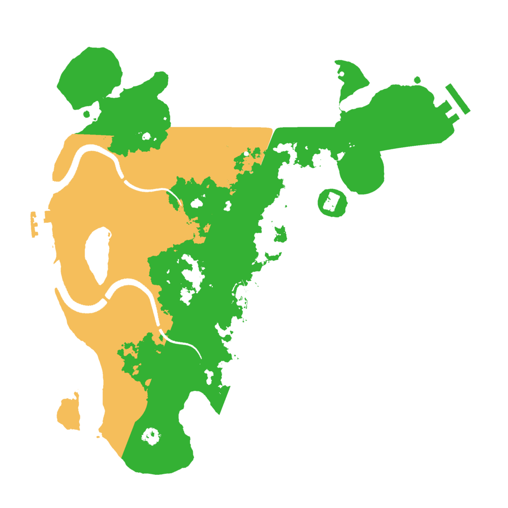 Biome Rust Map: Procedural Map, Size: 3000, Seed: 73181853