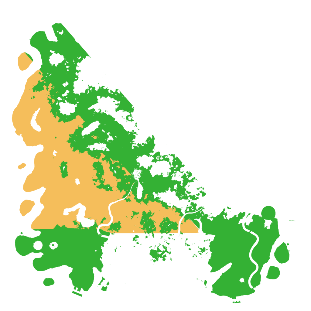 Biome Rust Map: Procedural Map, Size: 6000, Seed: 133244394