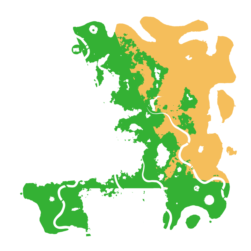 Biome Rust Map: Procedural Map, Size: 4500, Seed: 844358