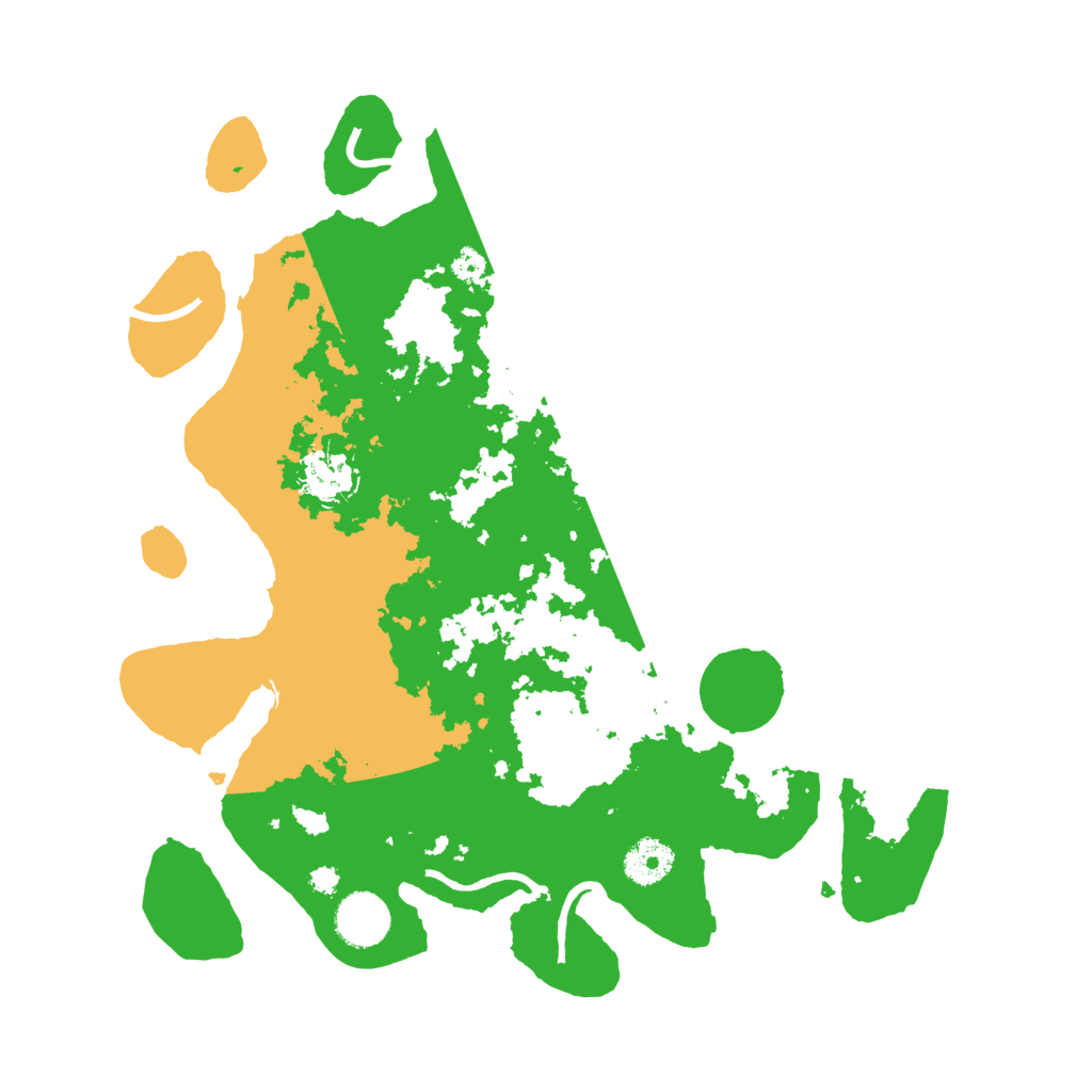 Biome Rust Map: Procedural Map, Size: 3500, Seed: 431307103