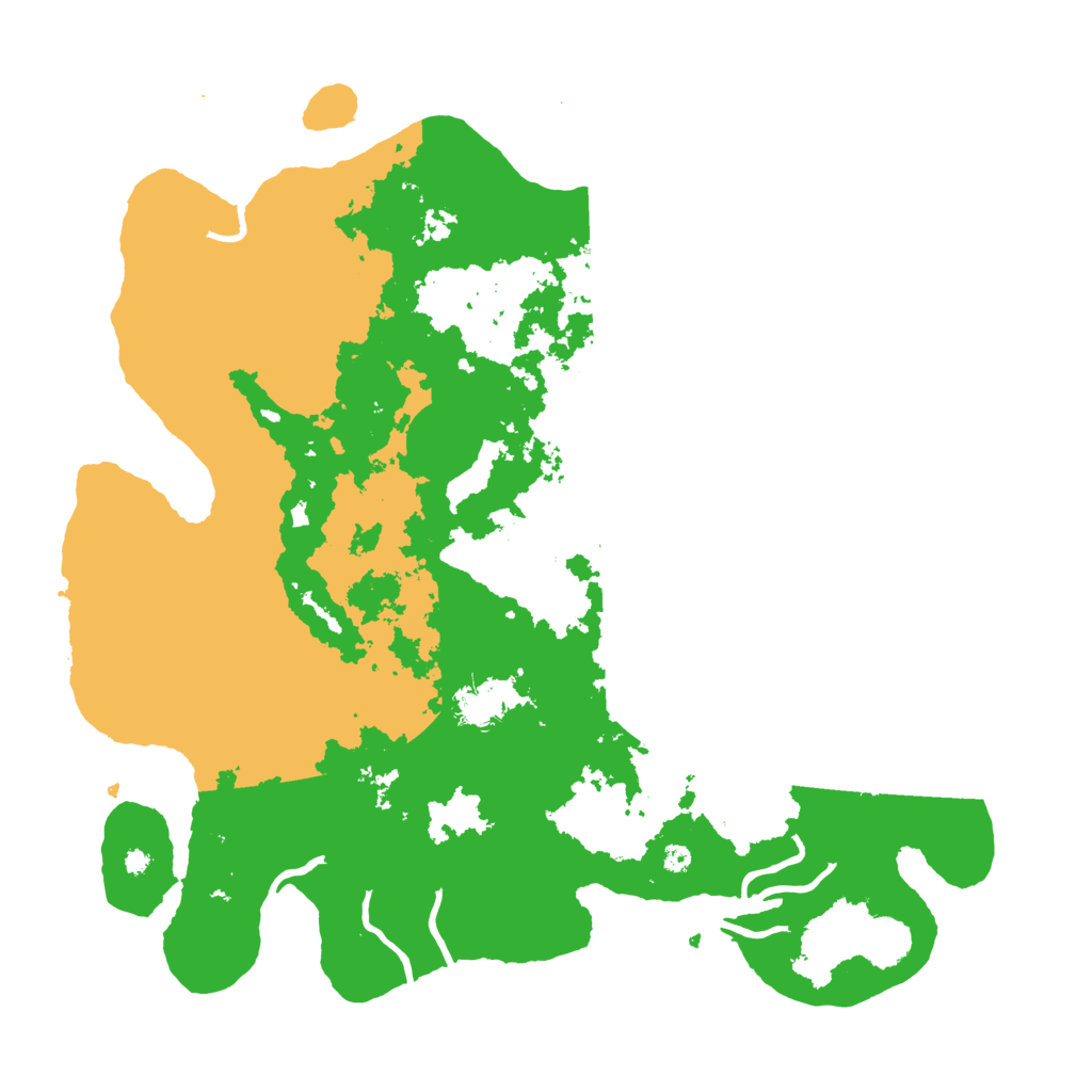 Biome Rust Map: Procedural Map, Size: 4000, Seed: 492077