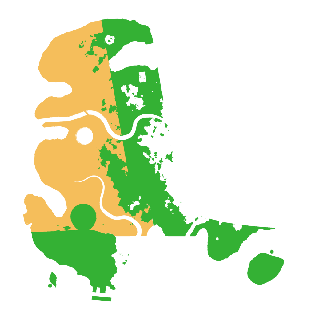 Biome Rust Map: Procedural Map, Size: 3250, Seed: 1805772842