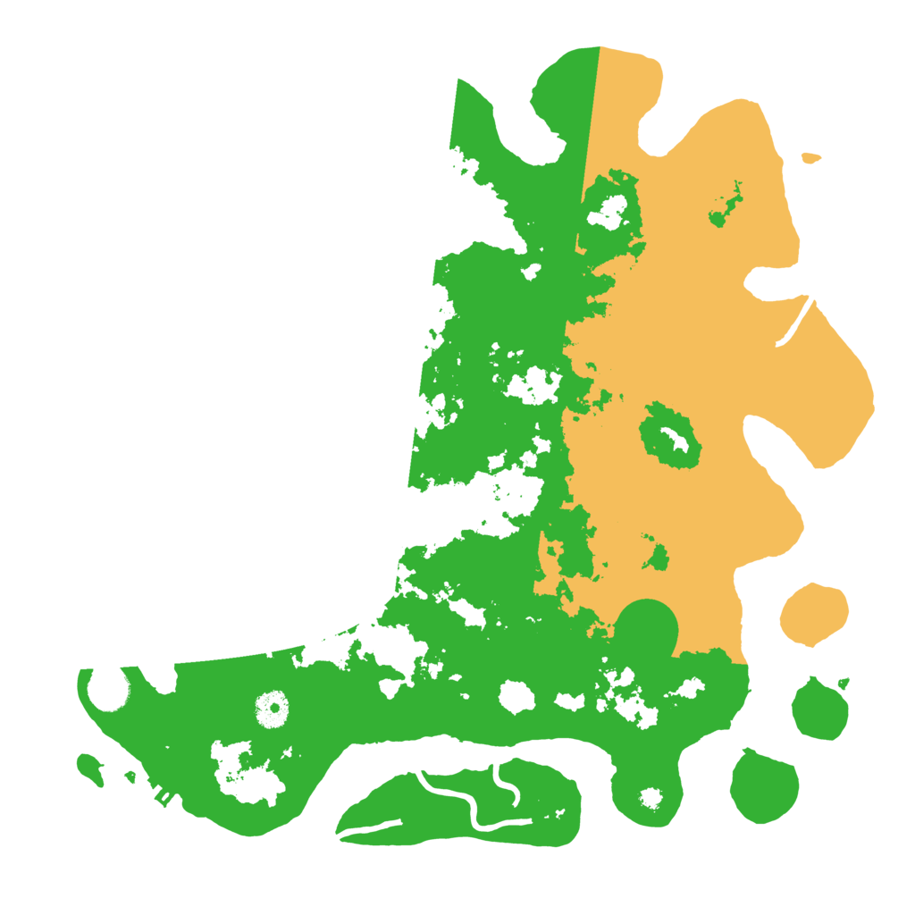 Biome Rust Map: Procedural Map, Size: 3850, Seed: 1009505153