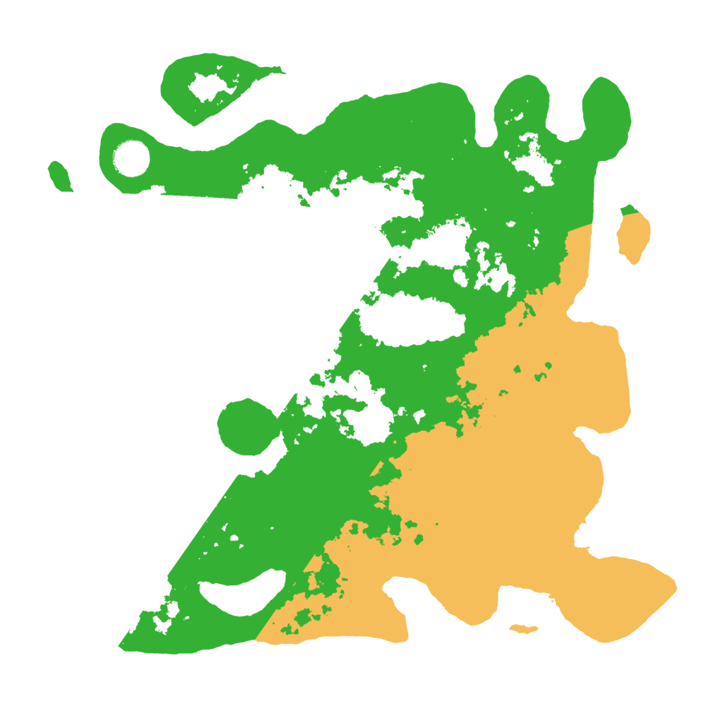 Biome Rust Map: Barren, Size: 3500, Seed: 198