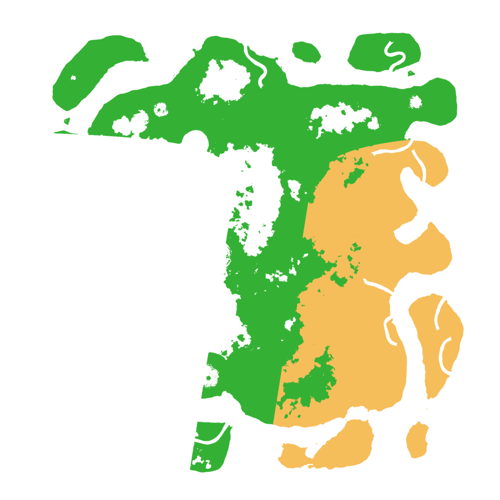 Biome Rust Map: Procedural Map, Size: 3700, Seed: 480914383