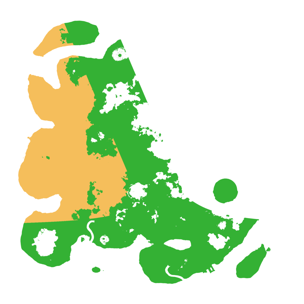 Biome Rust Map: Procedural Map, Size: 3500, Seed: 7458751