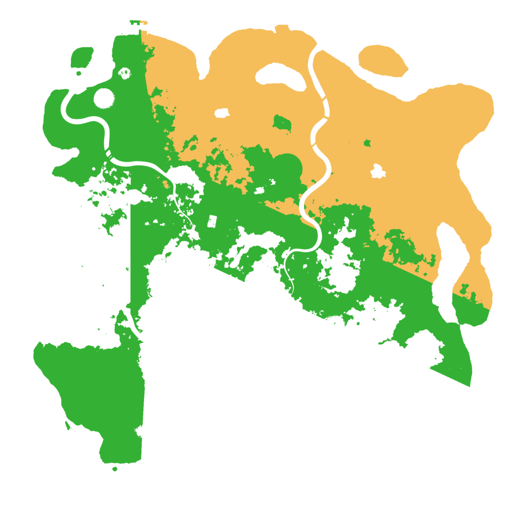 Biome Rust Map: Procedural Map, Size: 4500, Seed: 3346653