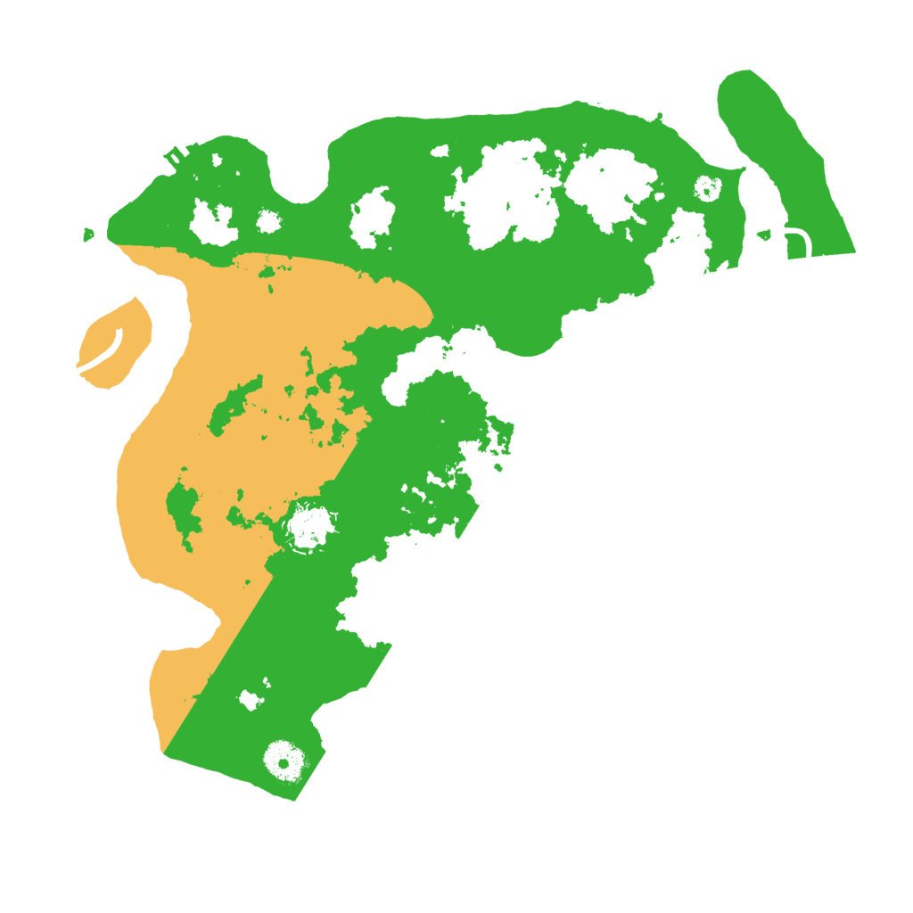 Biome Rust Map: Procedural Map, Size: 3500, Seed: 1737054773