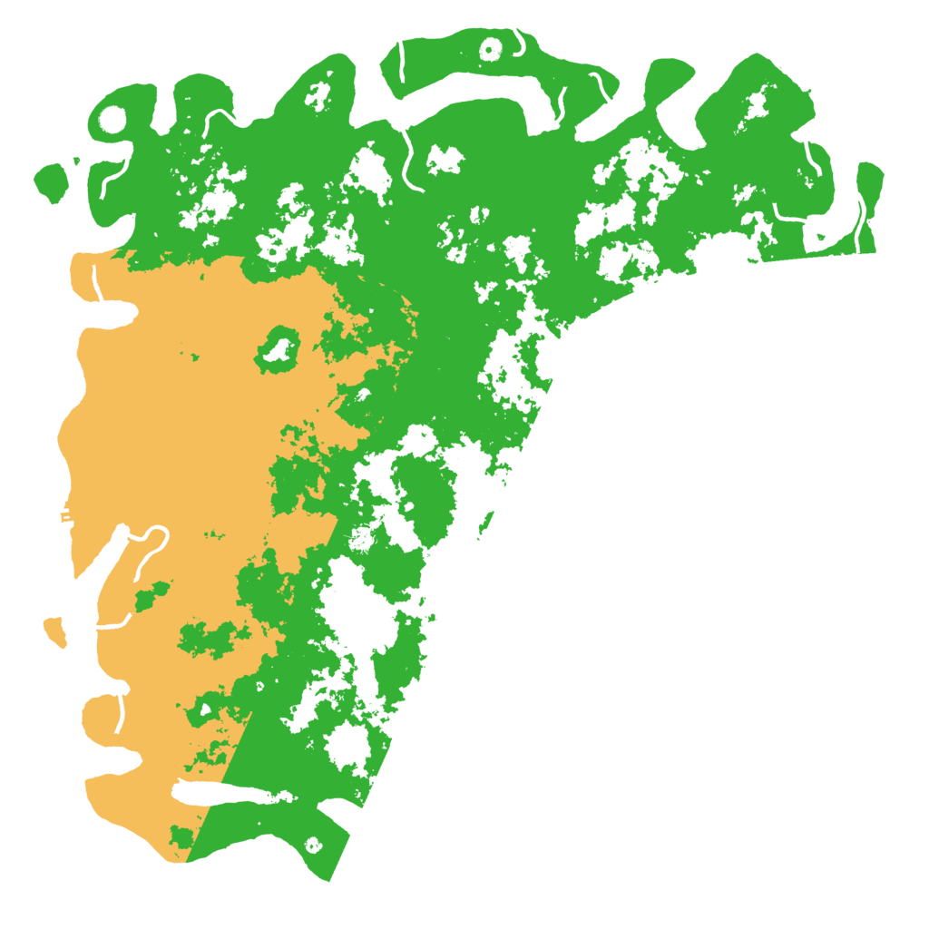Biome Rust Map: Procedural Map, Size: 6000, Seed: 128673509