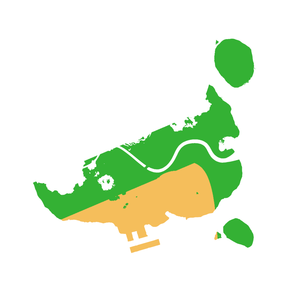 Biome Rust Map: Procedural Map, Size: 2000, Seed: 1162556588