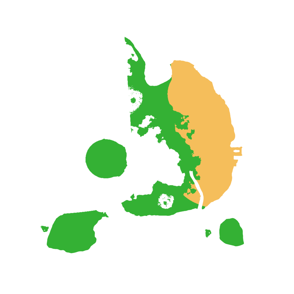 Biome Rust Map: Procedural Map, Size: 2000, Seed: 22566