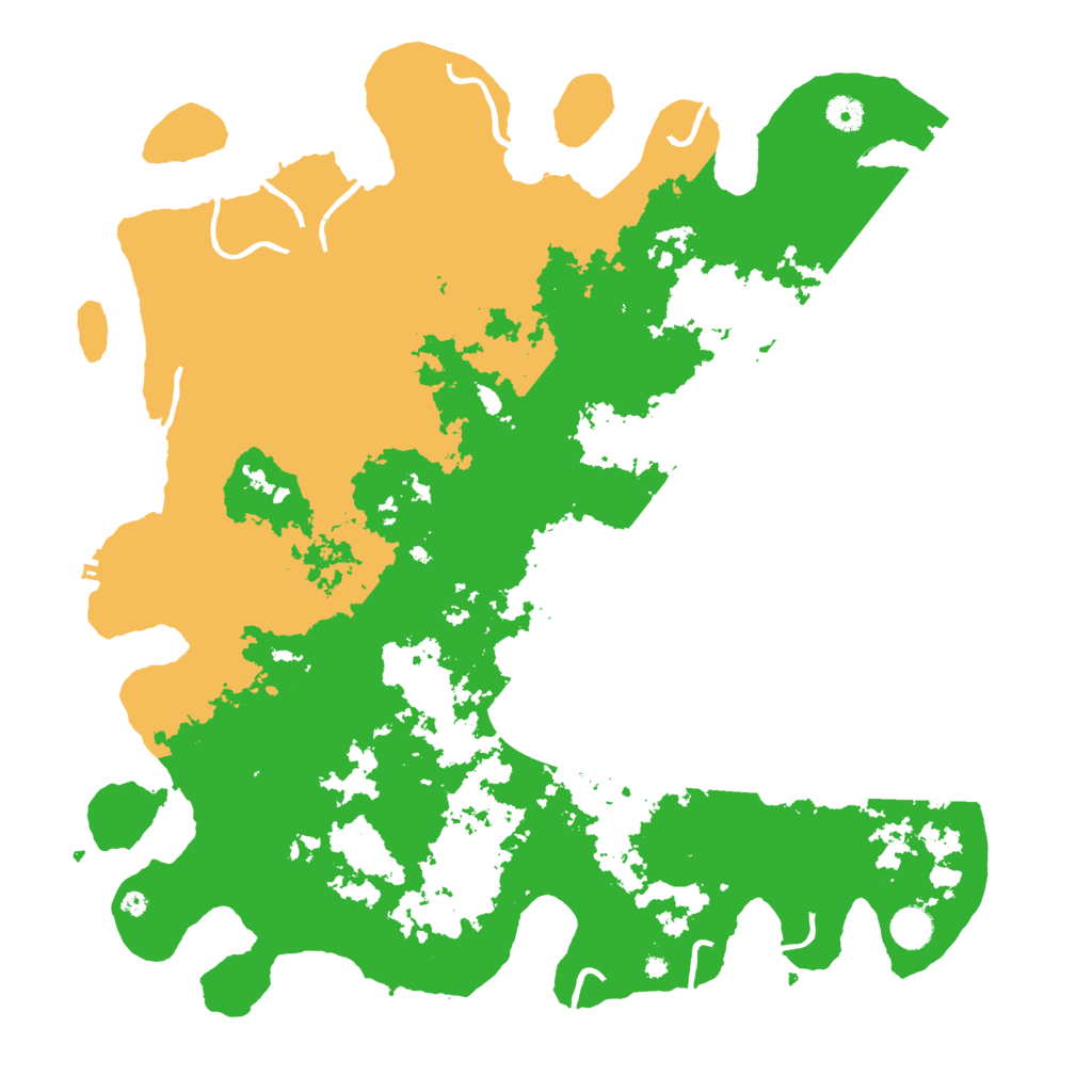 Biome Rust Map: Procedural Map, Size: 4500, Seed: 835465239