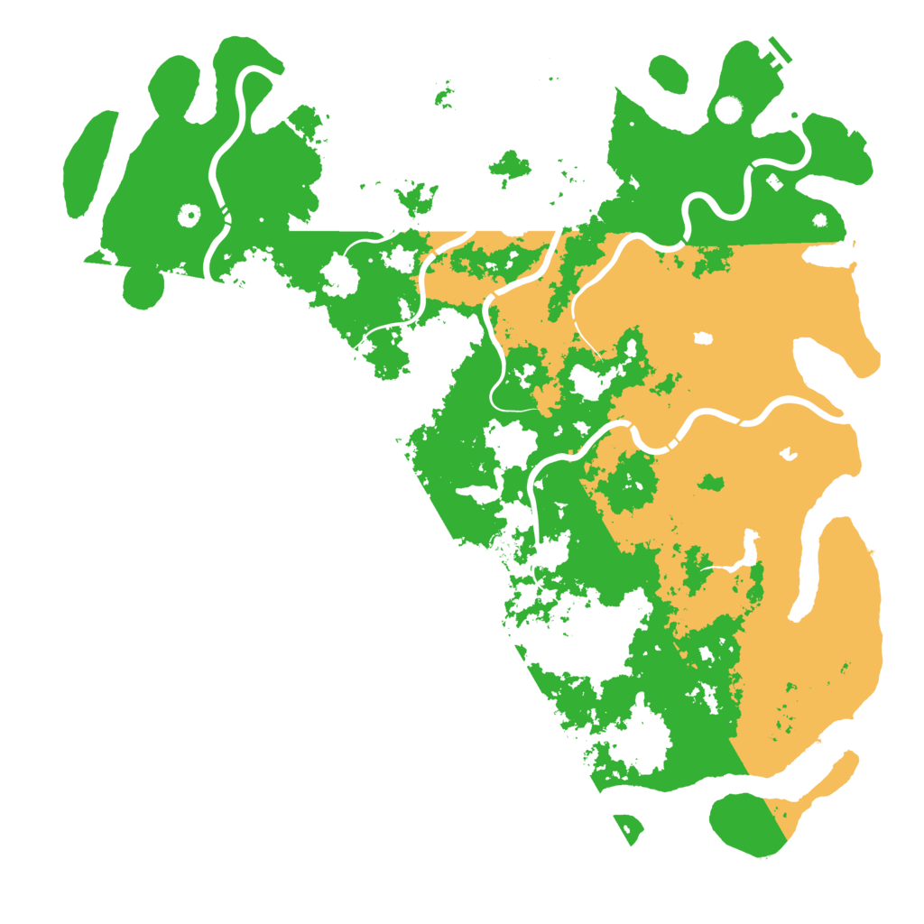 Biome Rust Map: Procedural Map, Size: 6000, Seed: 20823